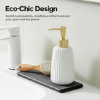2 Pack Diatomite Stone Sink Tray, Water Absorbing Mat - Image 5
