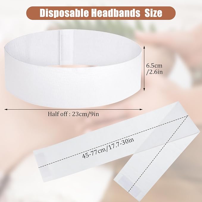 obeoby 150 Pieces Disposable Hairband - Image 3