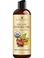Handcraft Blends USDA Organic Jojoba Oil | Cold-Pressed | 8 Fl Oz | 100% Pure & by HandcraftBlends