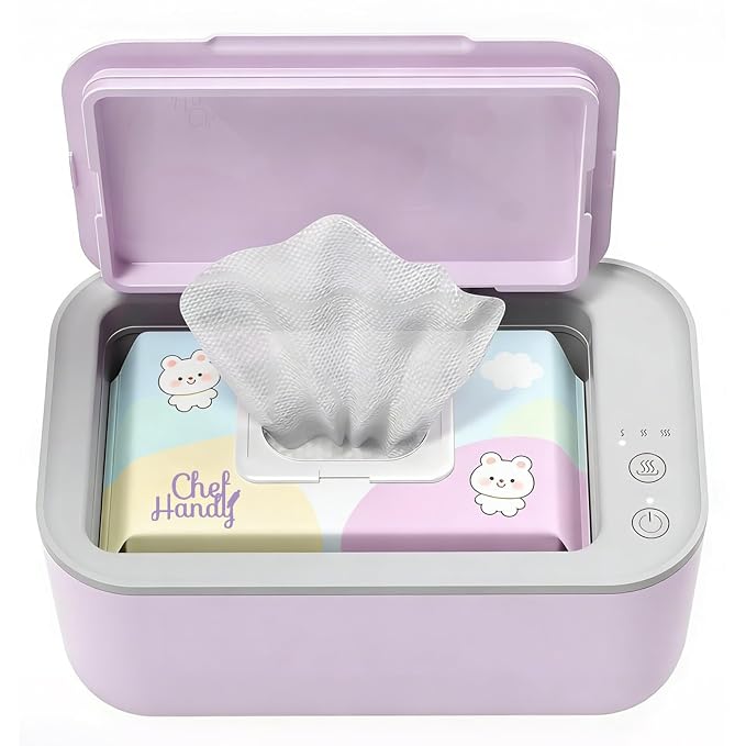 Chefhandy Wipe Warmer with Adjustable Temperature, Silent Heating & Large by Chefhandy