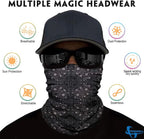 Venswell Neck Gaiter Face Mask Men Women, Seamless Bandana Rave Face Cover - Image 2