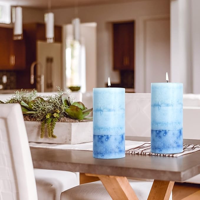 Lilac Scented Pillar Candles - Image 7
