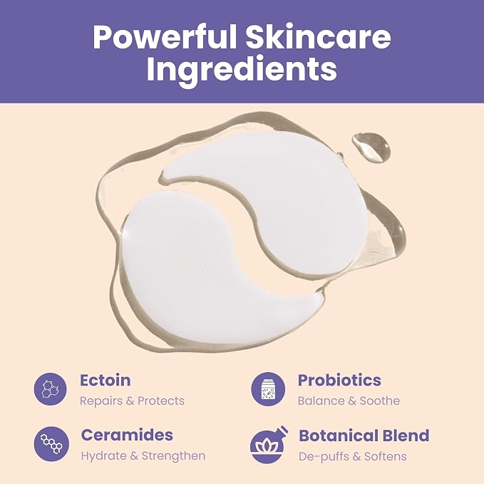 Patchology Skin Remedy Soothing Eye Gels – Ultra-Soft Hydrogel Undereye Masks - Image 3