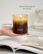M&SENSE Caramel Coffee Candle for Home Scented, 10.6oz 60 Hours Burn Natural - Image 4