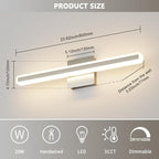 JUSHENG Brushed Nickel Vanity Lights - Image 6