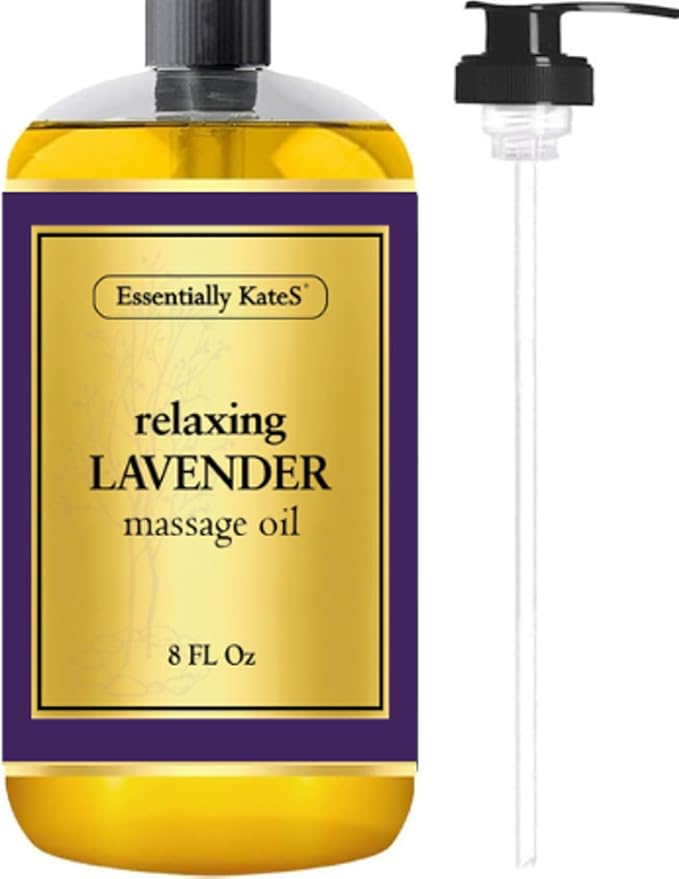 Essentially KateS Lavender Massage Oil 8 Fl Oz by EssentiallyKateS