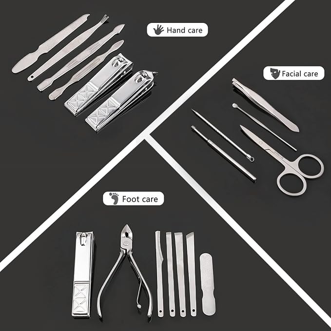 Nail Clippers Set Men Personal Care Tools Accessories Professional Manicure - Image 6