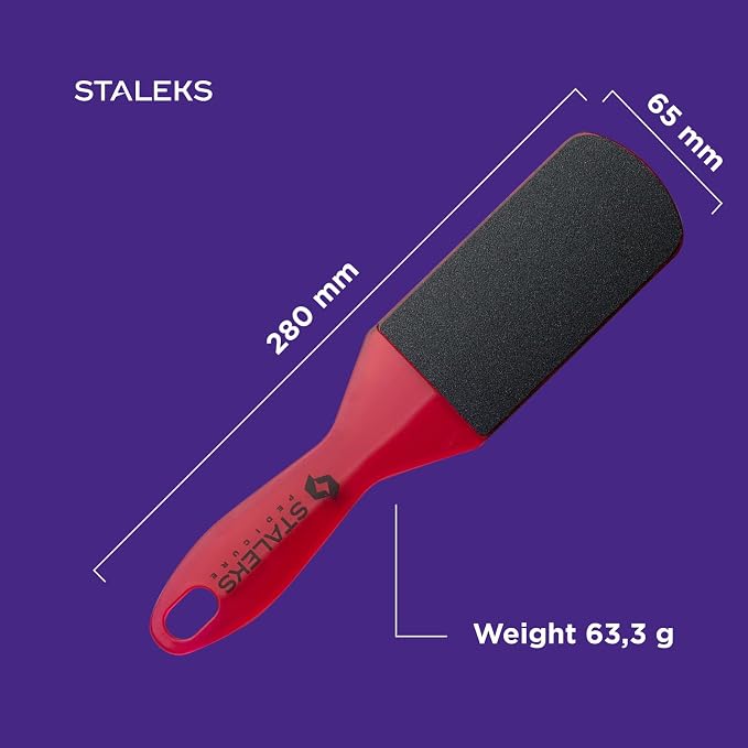 STALEKS PRO Expert 10 Type 2 Plastic Foot File – Ergonomic Double-Sided - Image 7