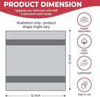QUBA LINEN 100% Cotton Washcloth Set – Soft, Absorbent Face Towels - Image 5