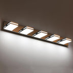 SineRise LED Modern Bathroom Vanity Light Fixtures, Chrome Modern Acrylic - Image 2