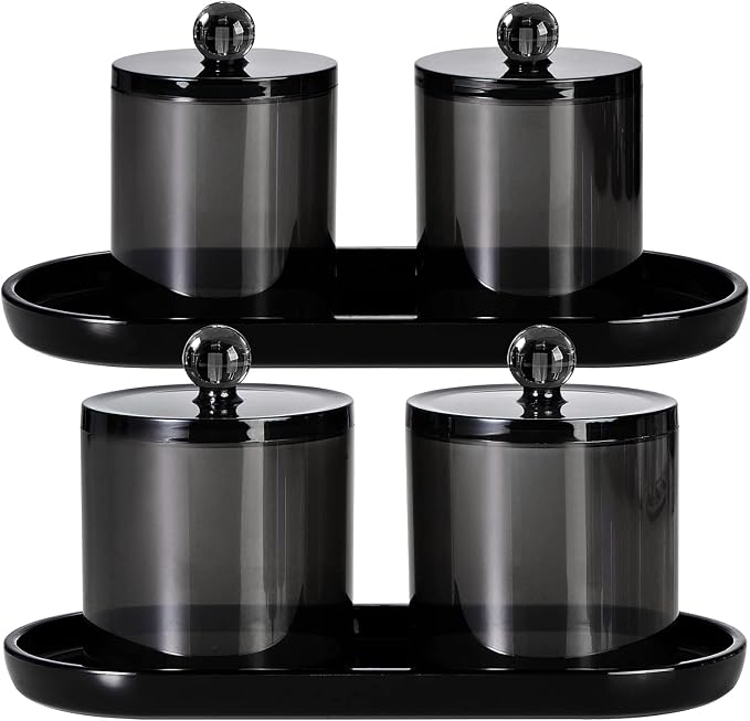 SheeChung Acrylic Vanity Tray Bathroom Storage Tray, 9.65 in x 4.5 in Catchall - Image 3