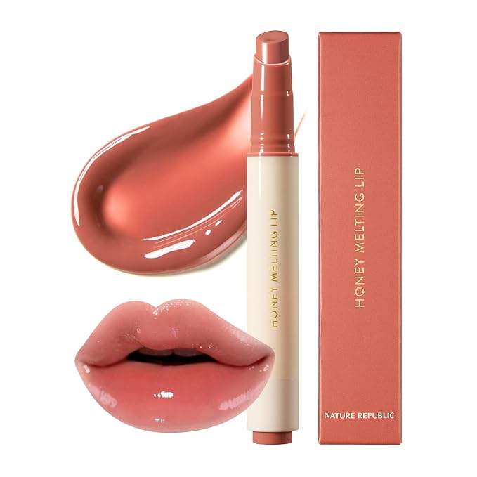Nature Republic HONEY MELTING LIP SOFT LIP STICK, Hydrating Gloss, Moisturizing by NATUREREPUBLIC