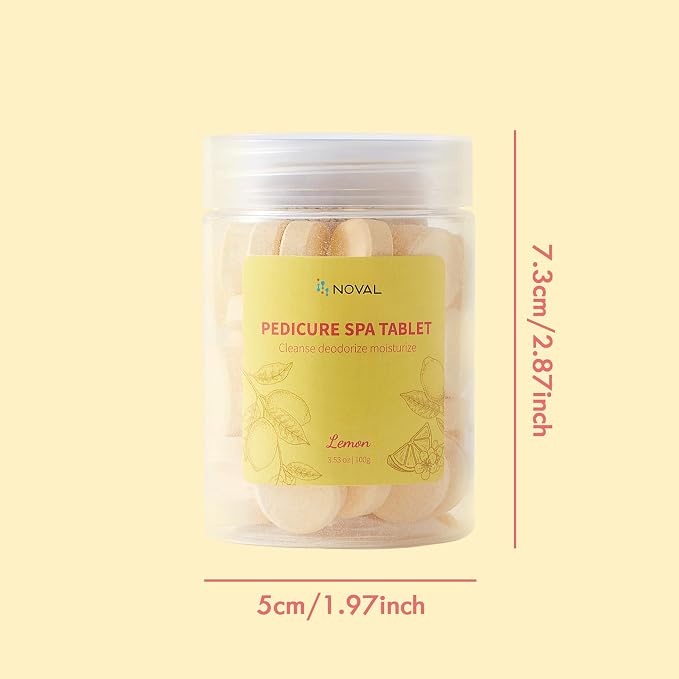 NOVAL Pedicure Supplies Spa Tablets Foot Bath Foot Soak - Image 3