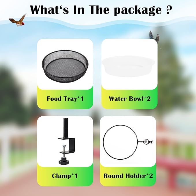 HRAYLTOP Deck Bird Feeders - Image 7