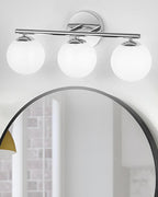 Globe Bathroom Light Fixtures Chrome Vanity Light by foucasalLighting