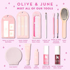 Olive & June Manicure Cuticle Pusher | Dual-Ended Tool - Image 5