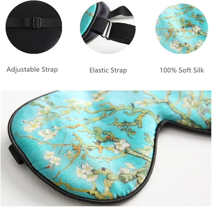 Tim & Tina Silk Sleep Mask for Women Men Comfortable Blindfold Eye Mask - Image 2