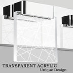 Aipsun Modern Bathroom Vanity Light 3 Light Stainless Steel Chrome Vanity - Image 5