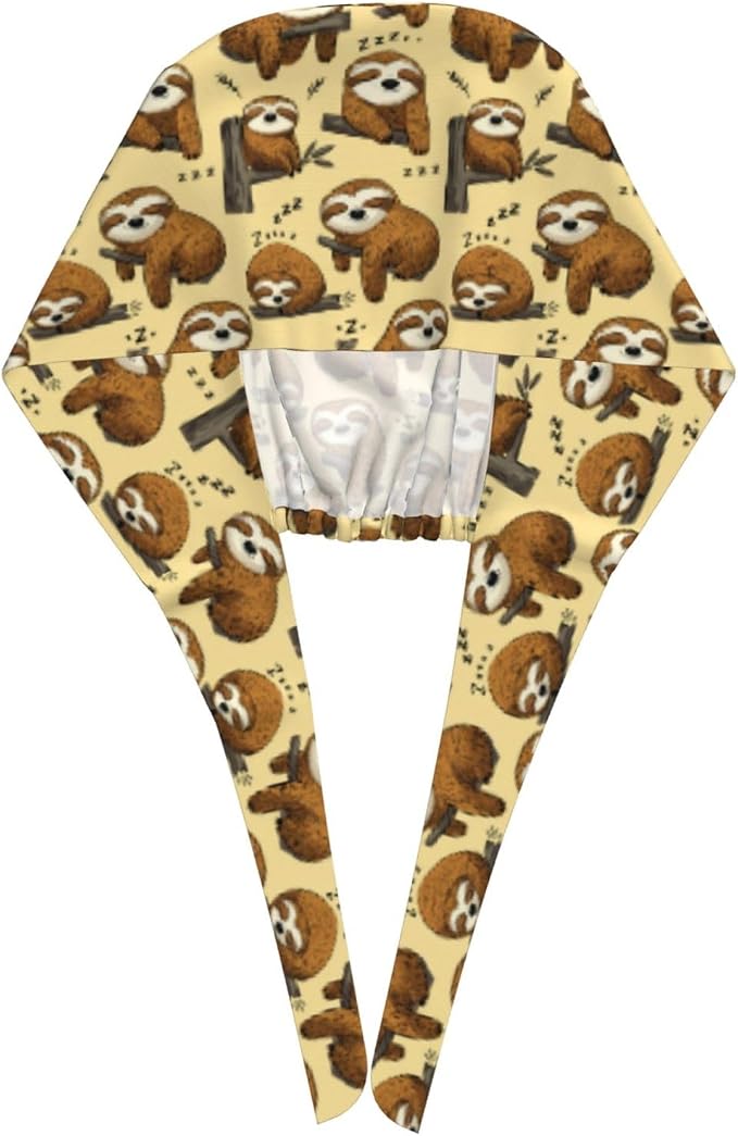 Alligator Ice Cream Working Cap, Scrub Cap - Image 3