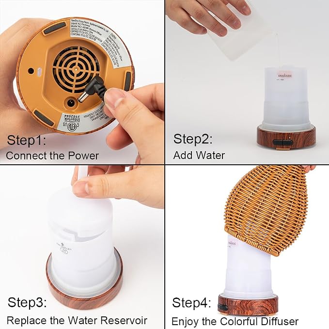 Handwoven Essential Oil Diffuser, Aromatherapy Diffuser - Image 2