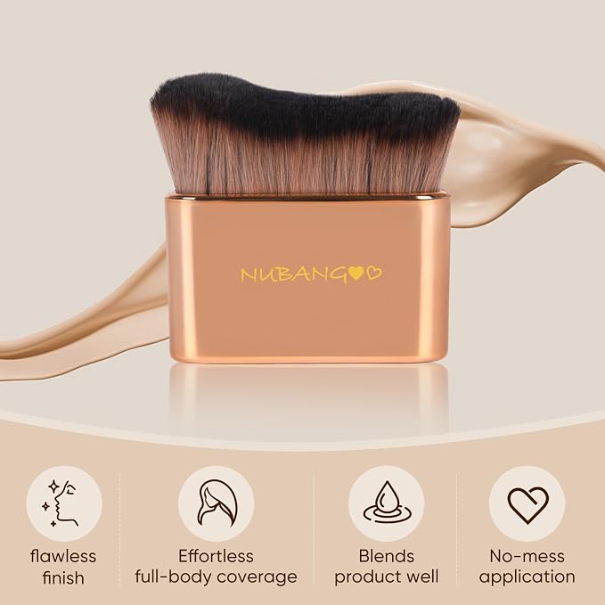 Professional Kabuki Foundation Brush, Makeup Brush, Self Tanner Brush, Self - Image 6