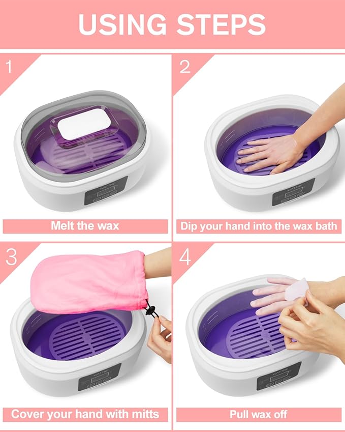 Paraffin Wax Machine for Hand and Feet -Paraffin Wax Warmer Moisturizing Kit - Image 5