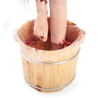 100 Pcs Disposable Foot Tub Liner Portable Bath Basin Bags, Plastic Foot Bath - Image 3