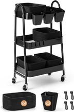 3-Tier Rolling Utility Cart by AOZITA