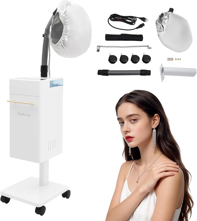 600W Vertical Nano Hair Steamer Dyeing Machine, Hair Oil Machine Freestanding by Unknown