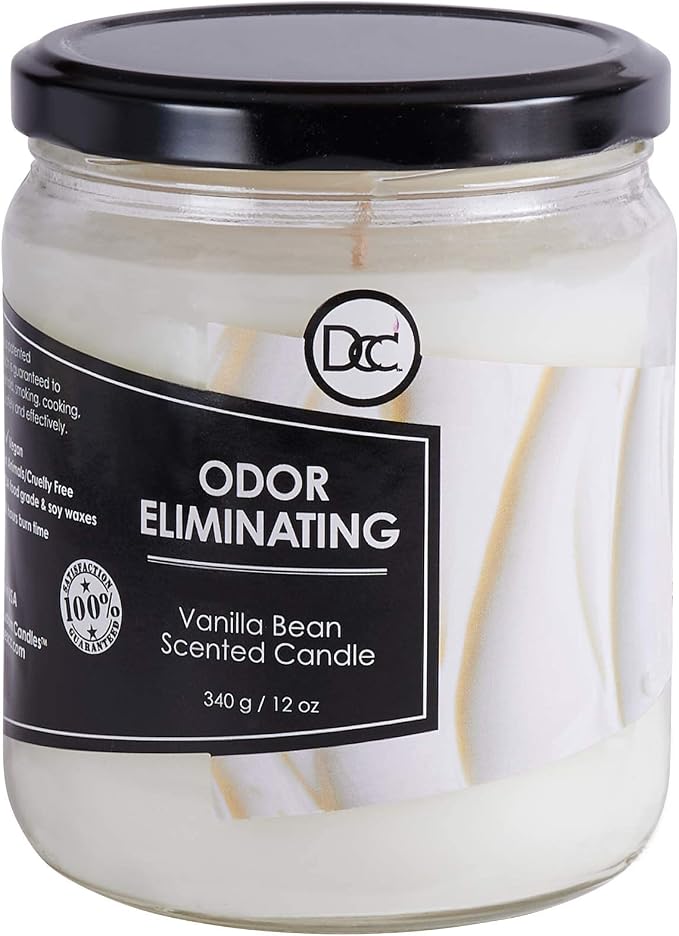 Vanilla Bean Odor Eliminating Highly Fragranced Candle by DiannesCustomCandles