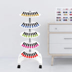 Nail Polish Trolley Organizer, 5 Tiers 360° Rotating Tray Nail Polish Spinning - Image 7
