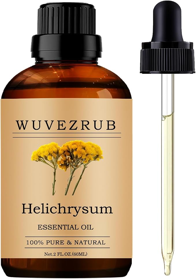 Helichrysum Essential Oil, 60ML Pure and Natural by WUVEZRUB