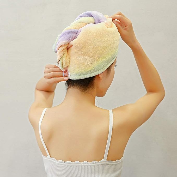 Microfiber Hair Drying Wrap Towel - Image 3