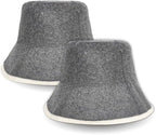 Wool Sauna Hat, Comfortable Soft Felt Wool Cap, Breathable Russian Banya Cap by Unknown