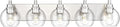 Bathroom Light Fixtures, 5 Light Brushed Nickel Vanity Light, 32 Inch Modern by Metwet