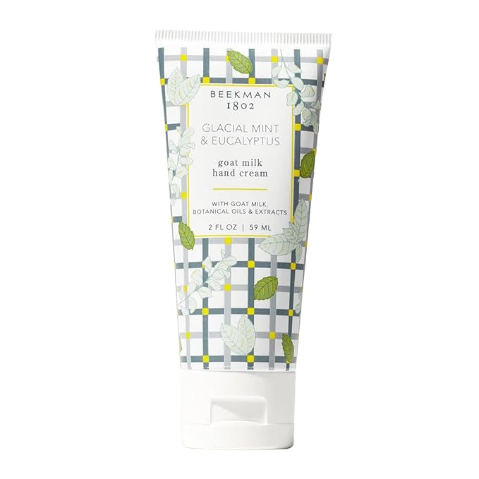 Beekman 1802 Goat Milk Hand Cream – Glacial Mint & Eucalyptus – Scented – 2 oz by Beekman1802