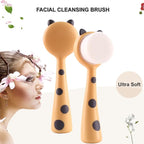 Face Brush Face Scrubber, Hysotok Facial Cleansing Brush - Image 2
