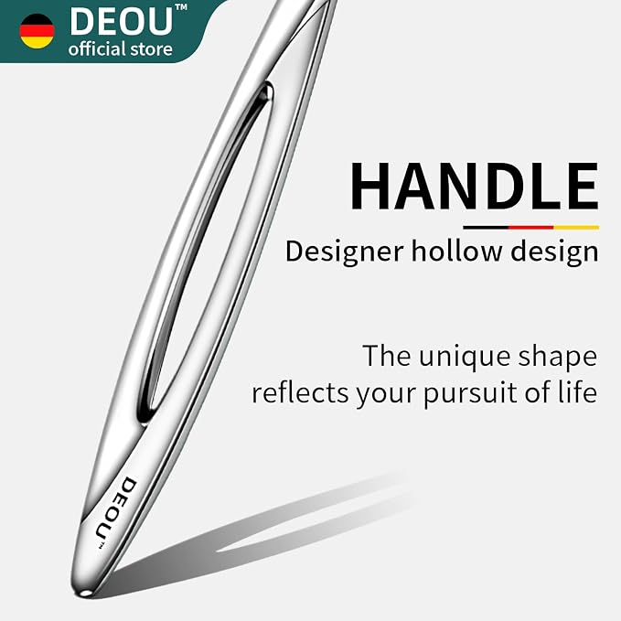 DEOU Cuticle Pusher Dead Skin Remover Stainless Steel dead skin fork cuticle - Image 5