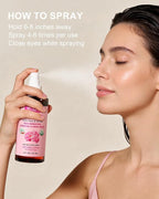 Yoken Organic Rose Water Spray for Face, 8 Fl Oz Fine Mist, Rosewater Face Mist - Image 3