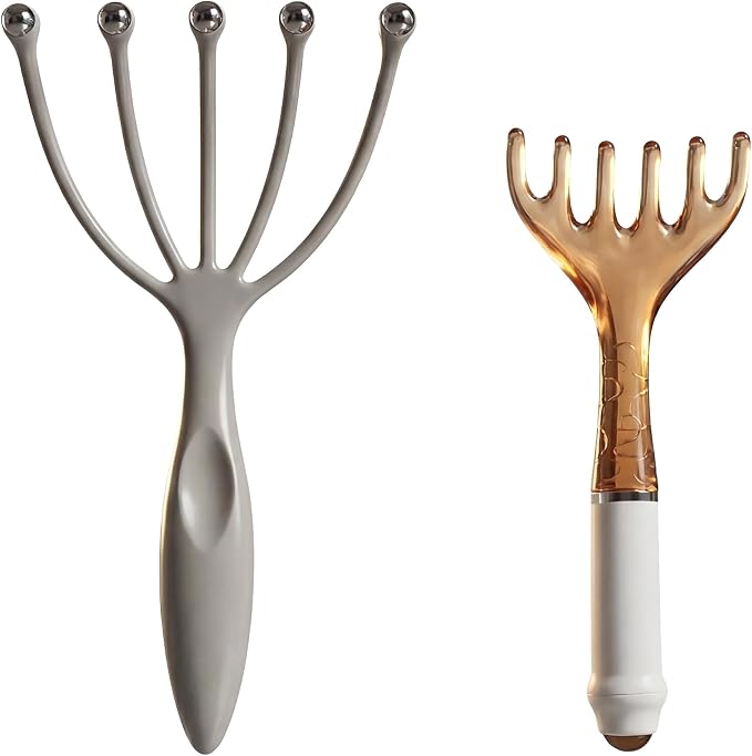 Scalp Massager & Gua Sha Tool Set by Unknown