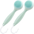 HINZIC 2 Pack Silicone Manual Facial Cleansing Brush, Skin Friendly Waterproof by HINZIC