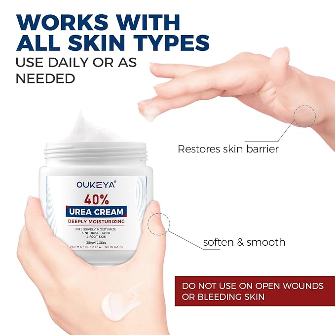 OUKEYA Urea Cream 40 Percent, Foot & Hand Cream - Image 7