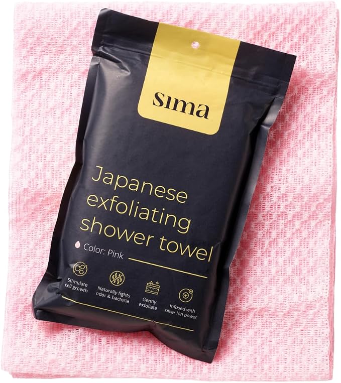 Sima Brand Exfoliating Washcloth Face & Body Scrub Towel - Image 7