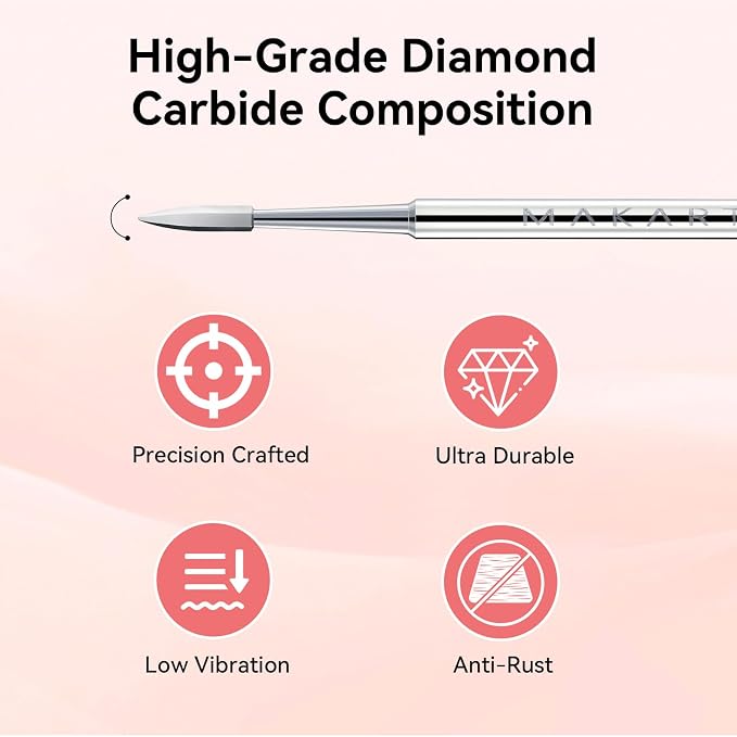Makartt Flame Cuticle Nail Drill Bit - Image 7