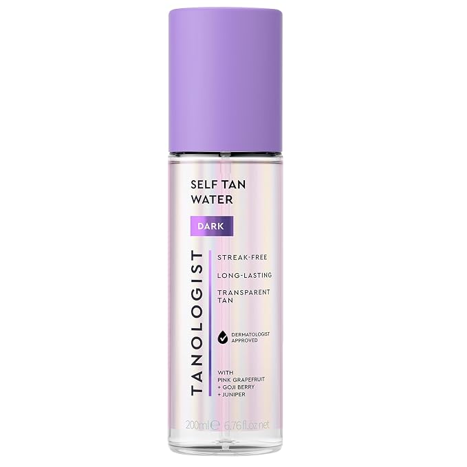 Tanologist Dark Self Tan Water, Streak-Free Tanning Mist, Natural Bronze by Tanologist