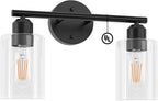 Espird Bathroom Vanity Light Black 2 Light Rustic Bathroom Vanity Lights Over by Espird