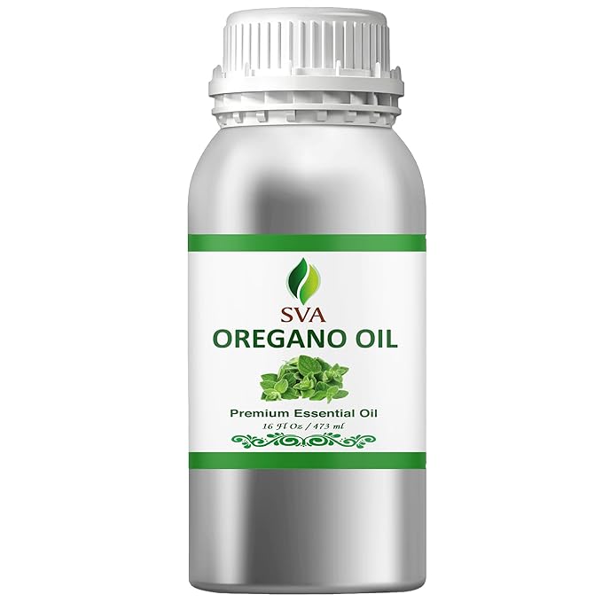 SVA Oregano Essential Oil – 16 Fl Oz – 100% Natural Oregano Oil by SVAORGANICS