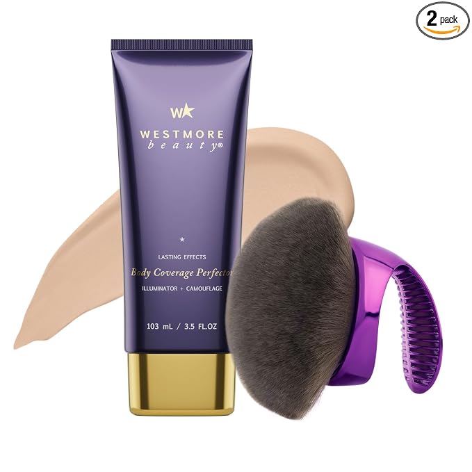 Westmore Beauty Body Coverage Perfector x Blend & Blur Body Brush Kabuki Brush by WestmoreBeauty