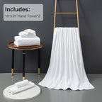 Ycosy 2 Pack Hand Towels Set 16"x31", Quick Dry Thick and Highly Absorbent Hand - Image 4