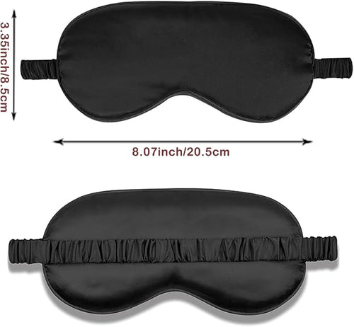 12PACK Silky Sleep Masks Satin Eye Mask Silk Eyes Cover - Image 2
